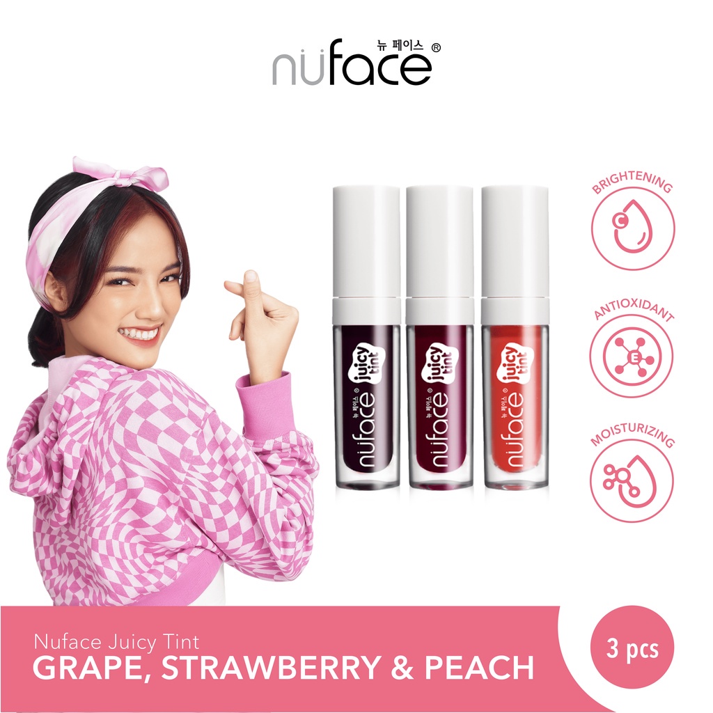 Nuface Juicy Lip Tint Tahan Lama - Nuface Lip Tint