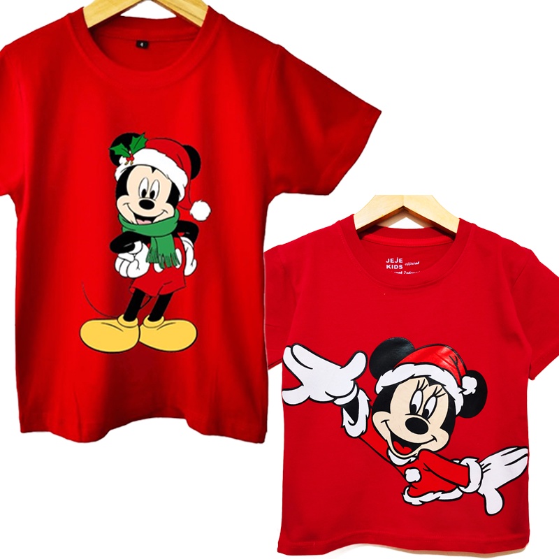 BAJU KAOS ANAK NATAL MCKY / MINI merah