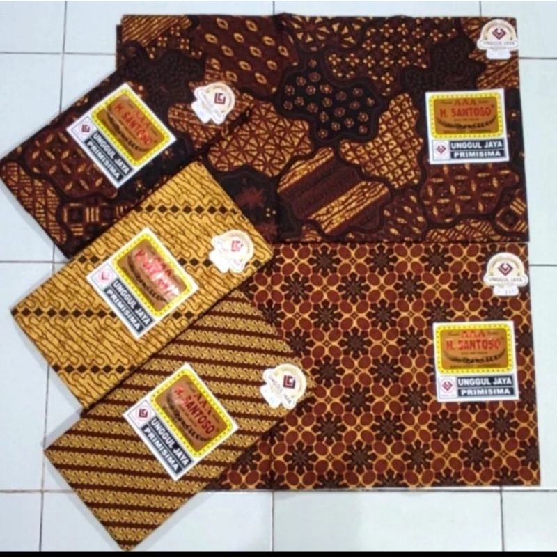 TERMURAH..JARIT BATIK H SANTOSO A NOMOR 1 UNGGUL JAYA KAIN BATIK HJ SANTOSO