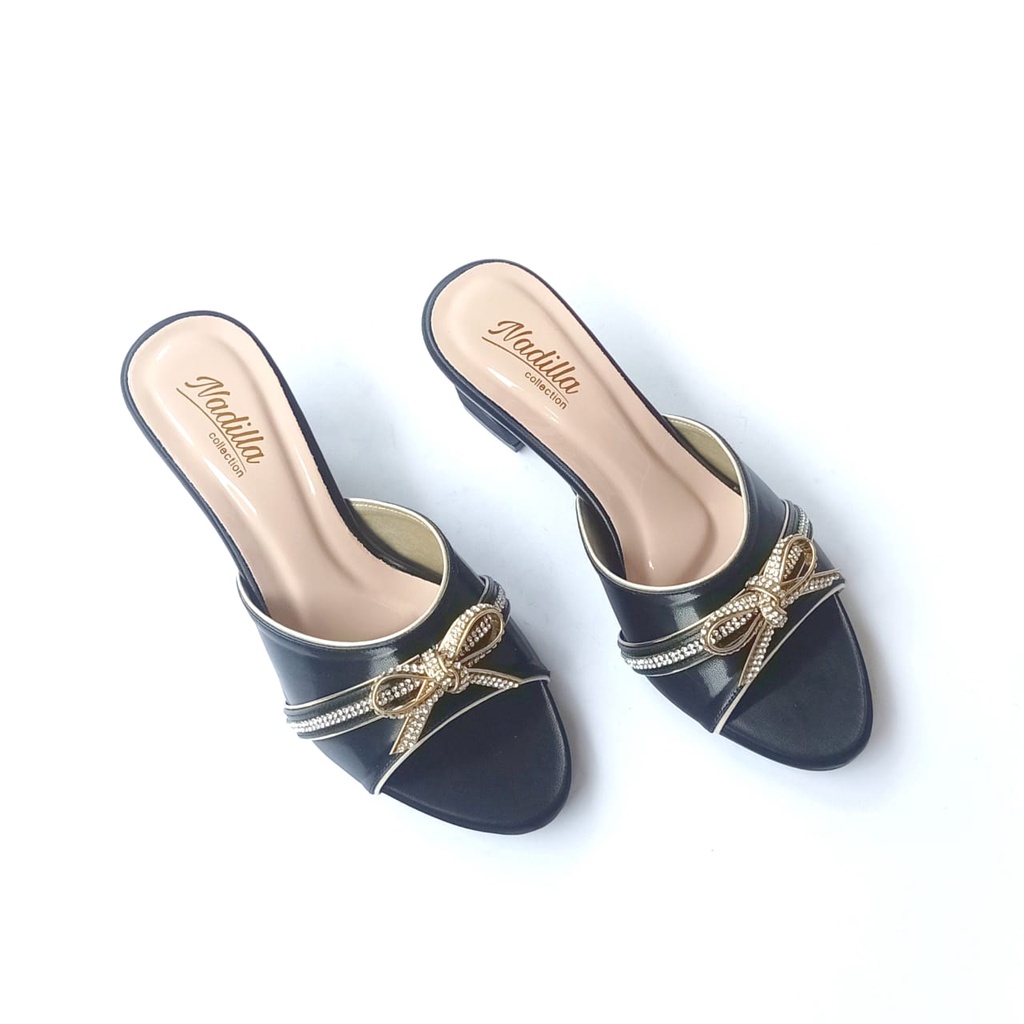 Sandal Pesta Nadilla 5583 Heels wanita Heels Kondangan 5cm Sendal Casual