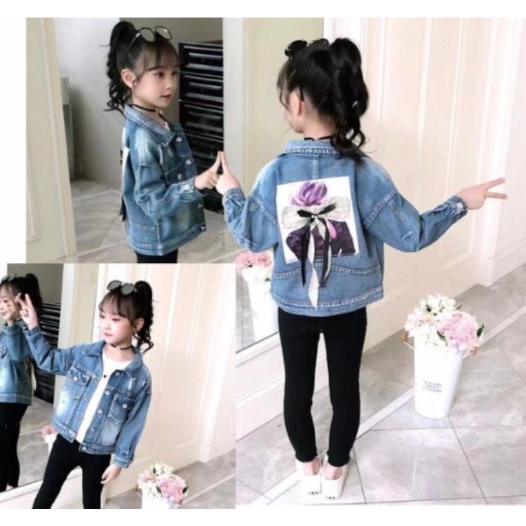 JAKET LEVIS ANAK IMPORT PREMIUM MOTIF PITA 3D