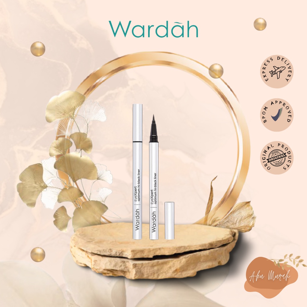 ✨ AKU MURAH ✨ Wardah EyeXpert Optimum Hi-Black Liner 1gr / Eyeliner Spidol Waterproof