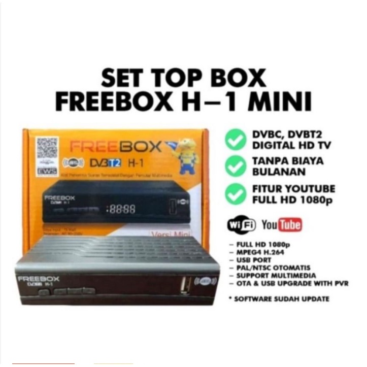 STB FREEBOX TV DIGITAL T2 H1 DVB