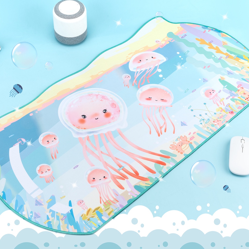 Mouse pad Tebal Motif Kartun Lucu Untuk Meja Komputer Kantor
