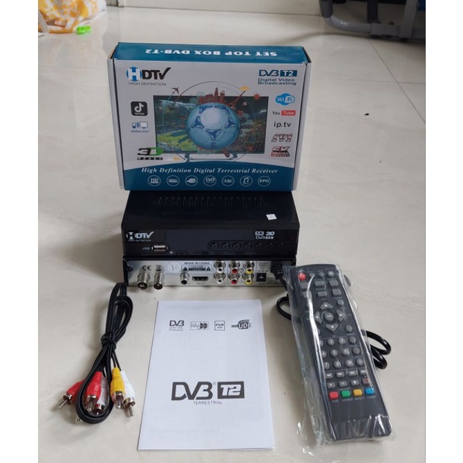 Set Top Box Receiver TV digital DVB- T2 wifi bisa youtube STB New 5K