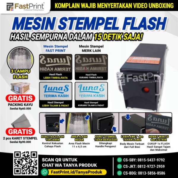

Jual parts Mesin Stempel Flash Kilat Premium 10 x 13 cm Full Plat Besi 26S Limited