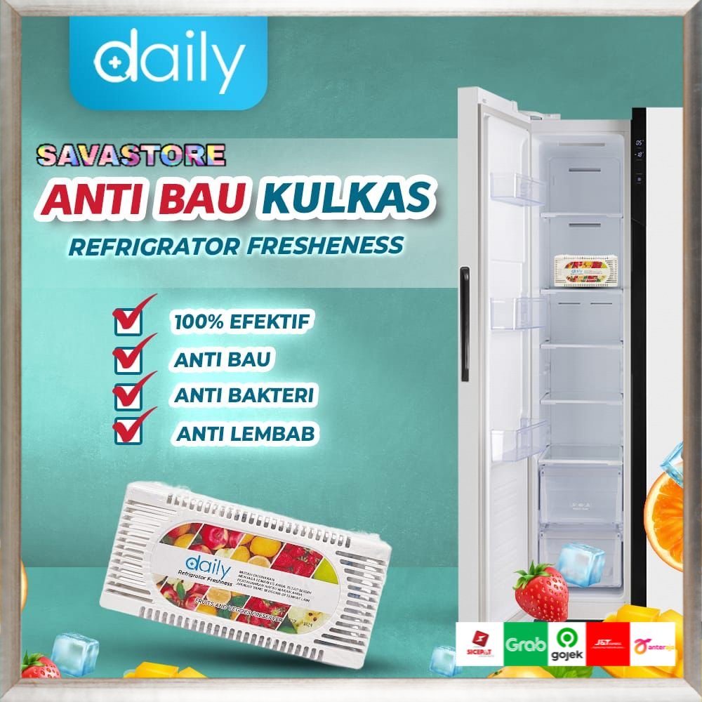 Penghilang Bau Penetral Bau Lemari Rak &amp; Kulkas Lemari Es Daily Refrigerator Deodorize Box