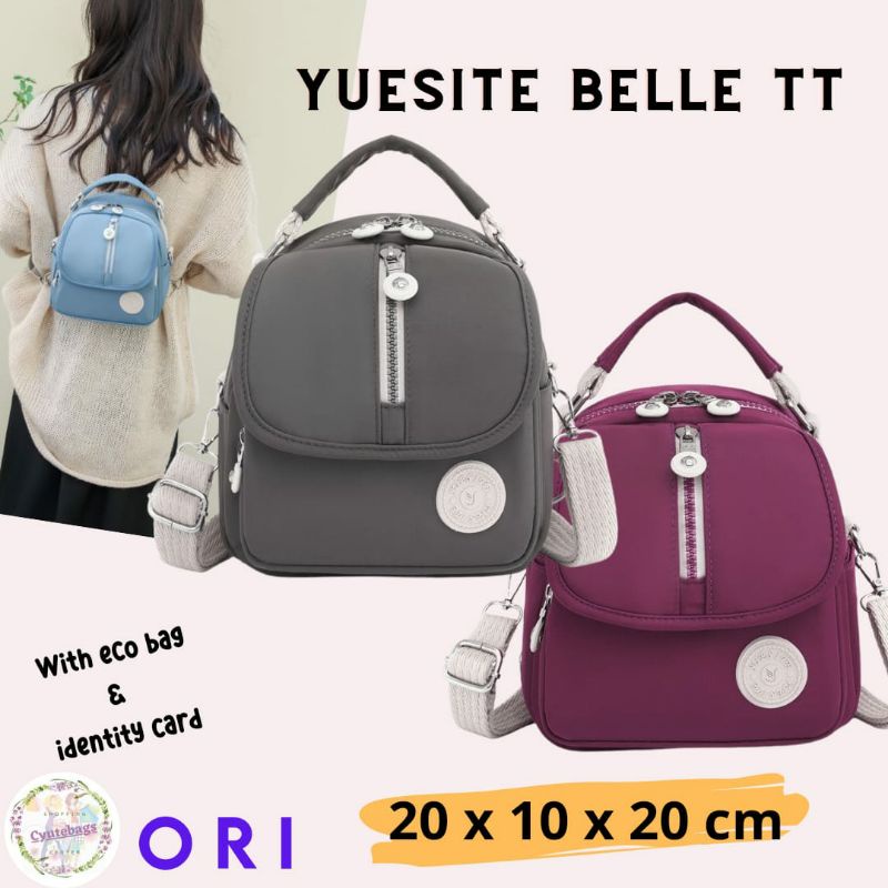 TAS WANITA FASHION KOREA YUESITE BELLE 3FUNGSI TENTENG SELEMPANG RANSEL BACKPACK MODIS