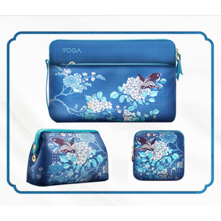 Tas Laptop Sleeve Case Lenovo Yoga Gaya Korea Cina Set Edisi Terbatas