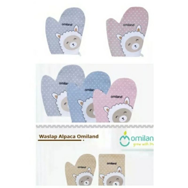 Omiland Waslap Kotak Isi 3 Alpaca Series - OTW1003