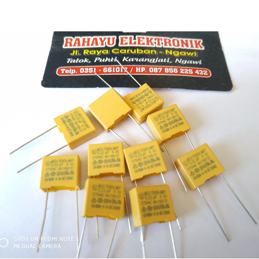 Capasitor Kapasitor MKT 224 / 275V (0,22)