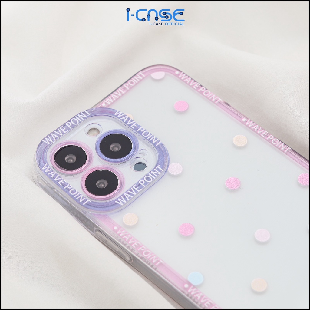 Soft Case Clear  Big &amp; Little Polkadot Full Lens Cover For iPhone 7 8 SE 7+ 8+ X XR XS MAX 11 12 13 MINI PRO MAX