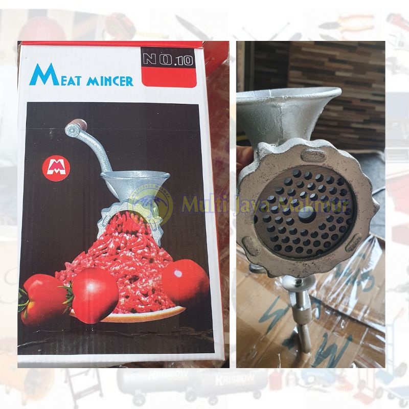 Gilingan Daging / Meat Mincer Manual Besi/ Mesin Meat Grinder No 10 Giling Daging