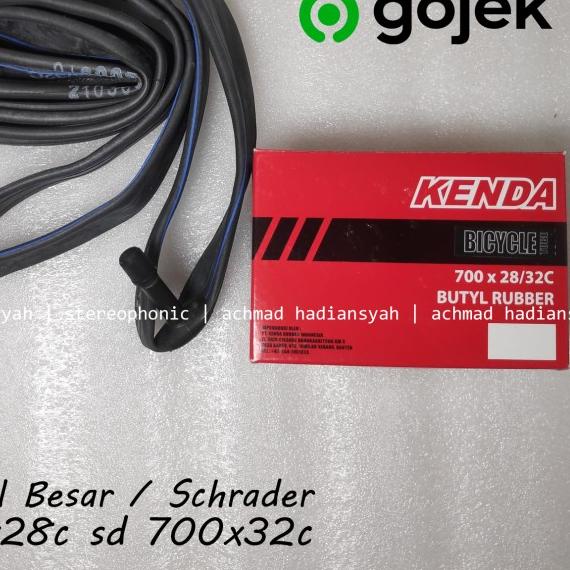 Ban 700 Ban dalam KENDA Schrader Valve 700x28c Ban dalam KENDA 700x32c