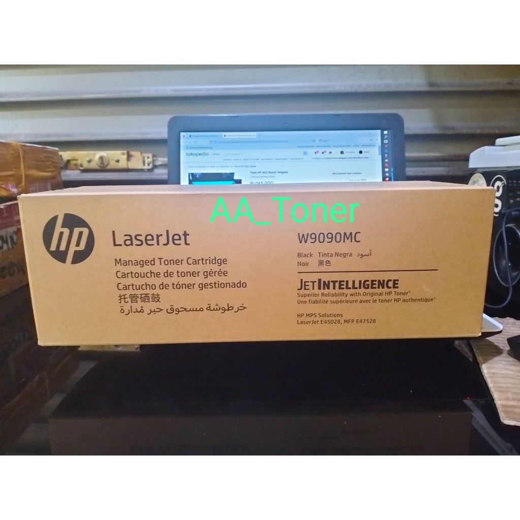 Toner Catridge HP LaserJet W9090MC Black Original
