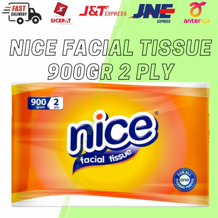 Mur Nice Tissue Wajah Kiloan 900 Gr