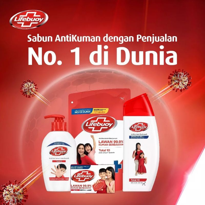 Lifebuoy Sabun Cair Total 10 Refill 825ML 825 ml