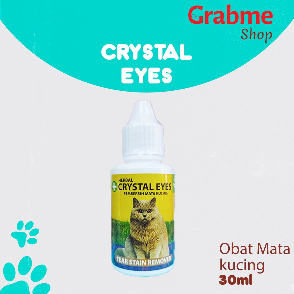 Obat Tetes Mata Kucing Crystal Eyes Anti Belek Kotoran Sekitar Mata