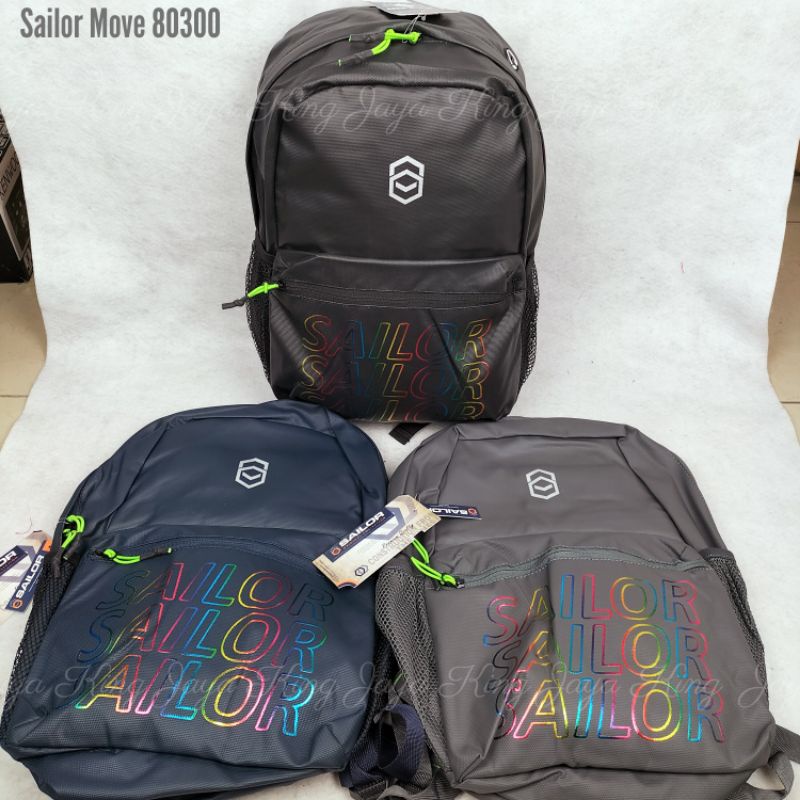 Ransel Laptop Sailor Move Waterproof Tas Sekolah Kerja Pria Wanita Anti Air