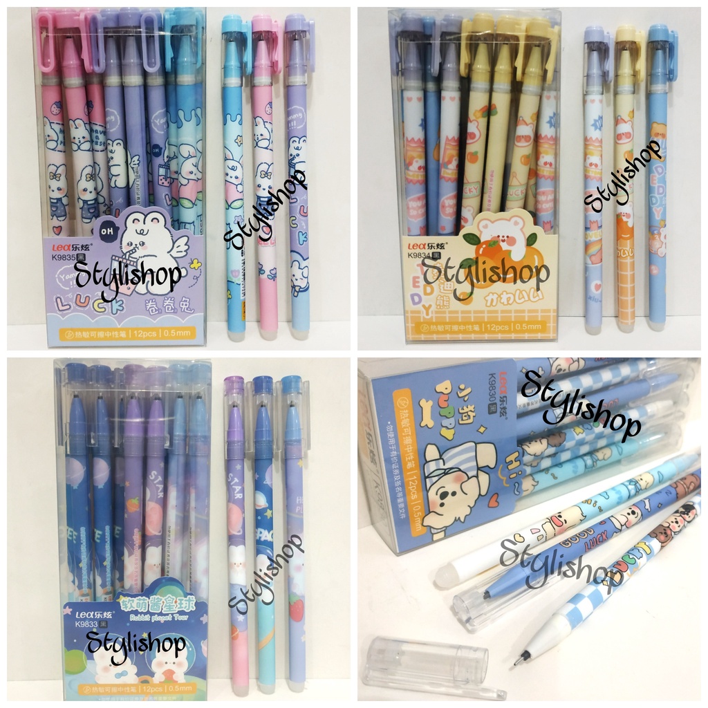 

Isi 12 / 1 Lusin Eraseable Pen, Bulpen Bisa Dihapus, Pulpen Hapus, Ballpoint