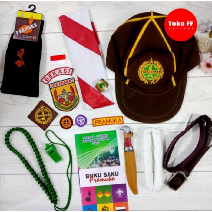 Paket Lengkap Atribut Pramuka Siaga Jawa Barat