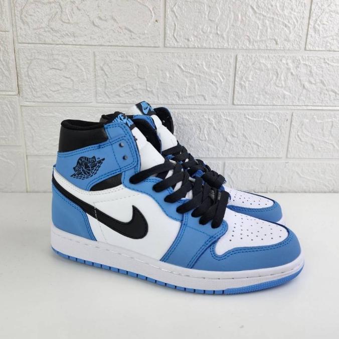 Sepatu Nike Air Jordan 1 High University Blue Usaidone