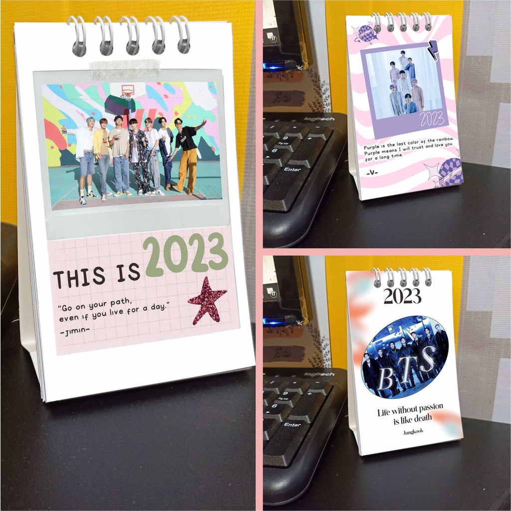 

Kalender meja kerja 2023 BTS Army