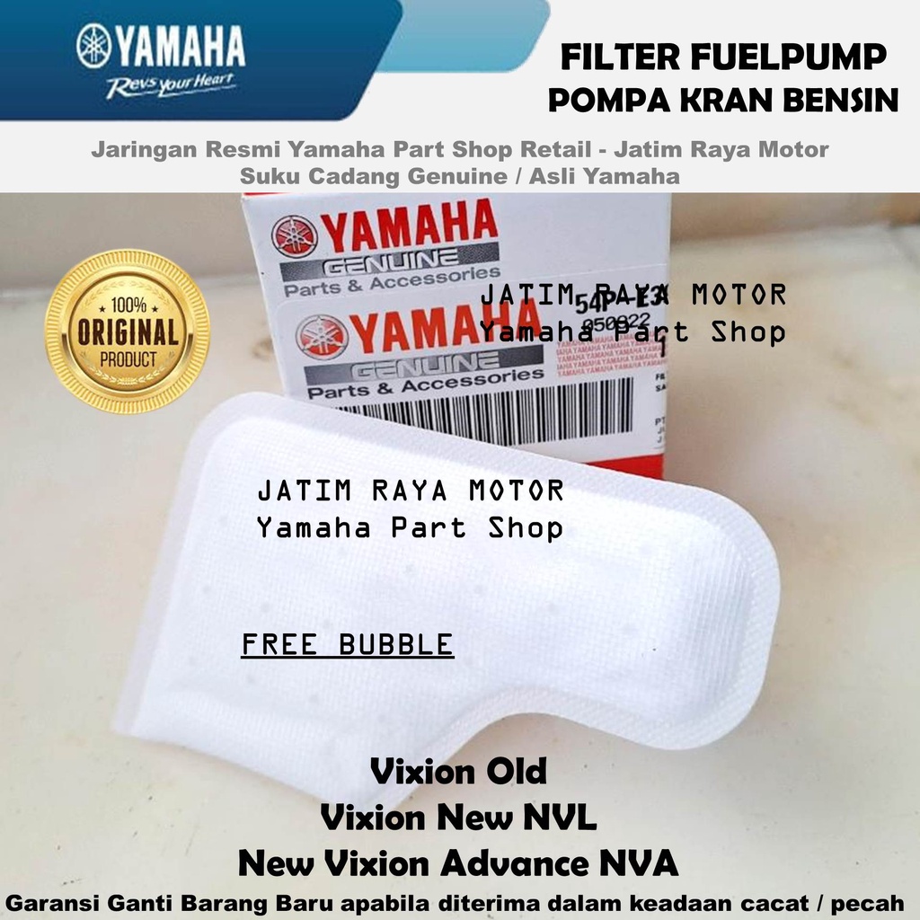 Filter Pompa Kran Bensin Fuelpump Fuel Pump Vixion Old New Vixion NVL Advance NVA Asli Yamaha