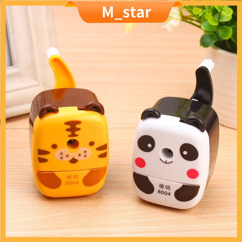 

Rautan putar mini/serutan meja karakter animal lucu