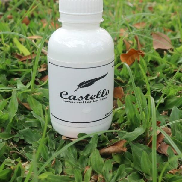 Cat Khusus Sepatu dan Tas Bahan Kulit dan Canvas Putih Murah - Putih