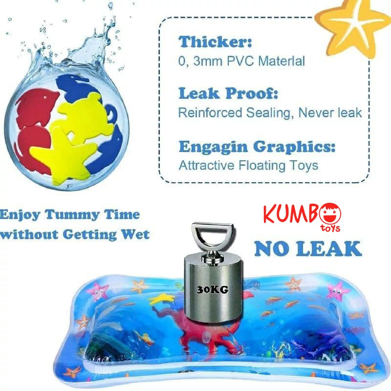 Mainan Bayi Water Play Mat Matras Air Bermain Babyslapped pad Playmat