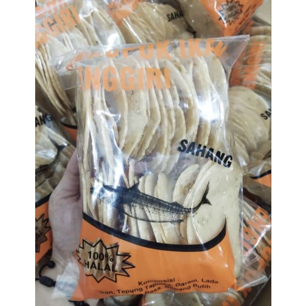 

Kerupuk Ikan Tenggiri Mic banyak sahang
