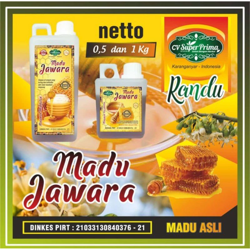 

Madu Jawara Randu Super Prima Original 500 Gram