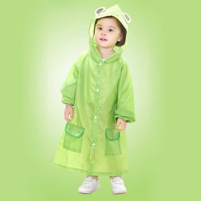 Jas Hujan Anak Funny Raincoat Motif Lucu Bahan Polyester