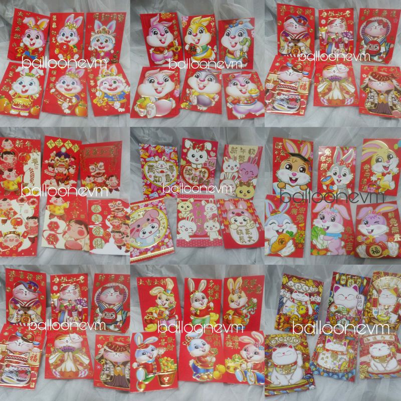 

Angpao Imlek shio KELINCI 2023 Hong Bao Fung Pau