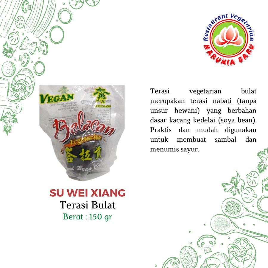 

SU WEI XIANG / Belacan Vegetarian / Terasi Bulat Vegetarian 150 gr