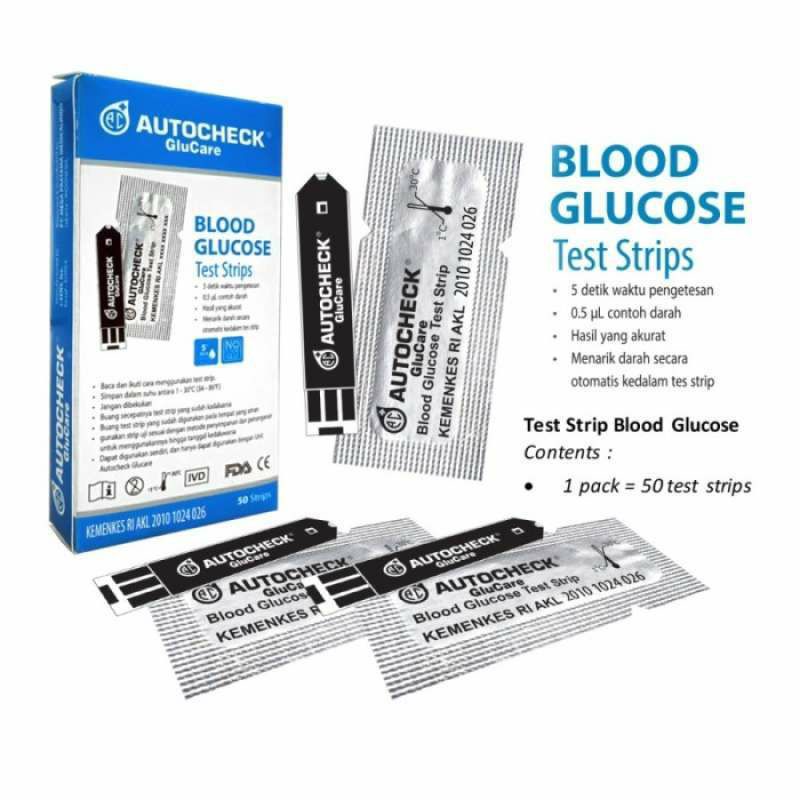 Strip Autocheck Blood Glucose / Strip Khusus Gula / Test Strips isi 50