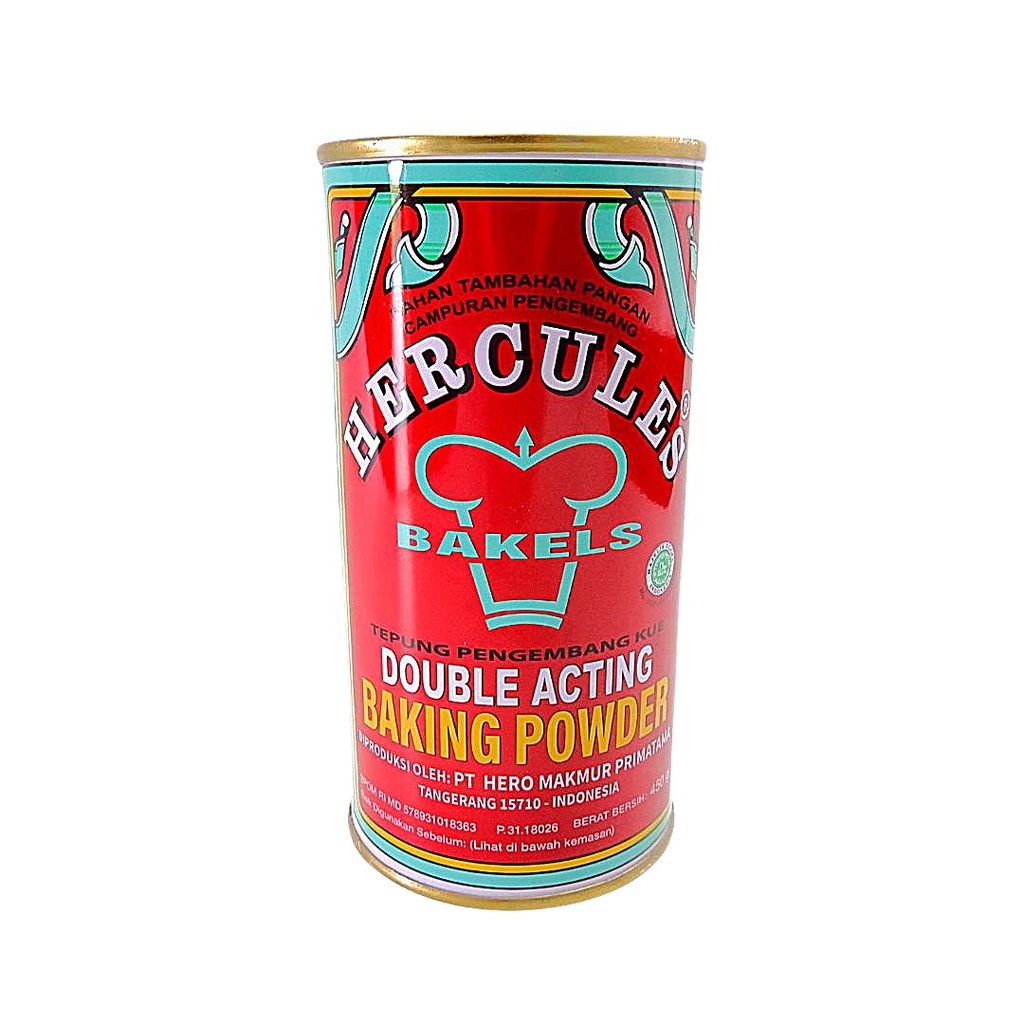 

Hercules Baking Powder 450GR - Tepung Pengembang Kue