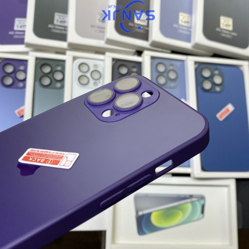 NEW UPGRADE  DARK PURPLE （ Ungu gelap 、 Hijau gelap 、Biru Sierra ）CASE  FOR iPhone 14 AG READY SUPERIOR STEELSERIES DUSTPROOF PHONE CASE 14 PLUS 11 12 13 14 Pro Max IPHONE SHELL