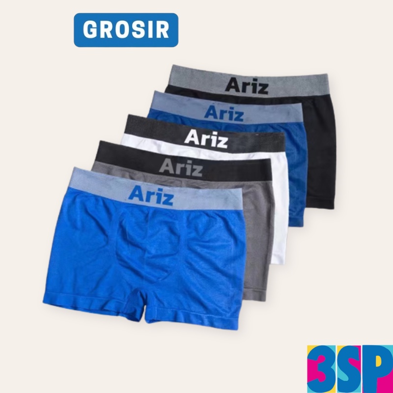 3SP | UWR104 Celana Dalam Boxer Pria CD Boxer Polos Laki Laki Boxer Pria Celana Dalam Bahan Katun Celana Dalam Laki Laki