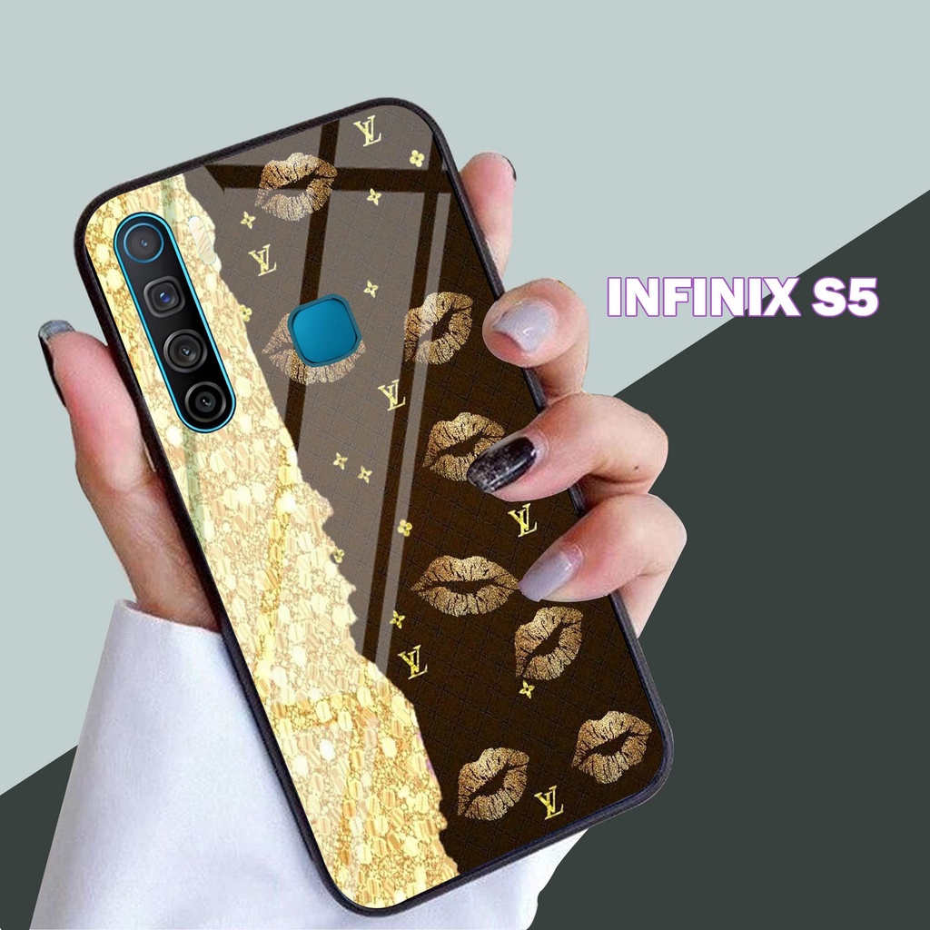 Softcase Glass INFINIX S5 - casing Terbaru handphone - INFINIX S5 - pelindung handphone - INFINIX S5(S55)