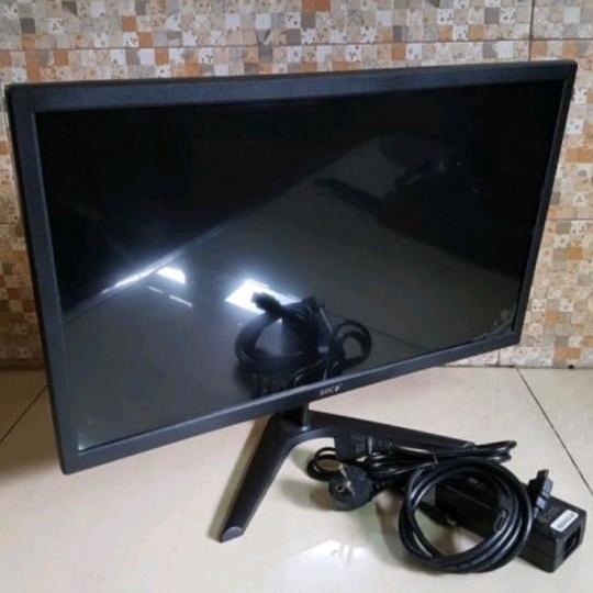 Monitor LED SPC 22 Inch, IPS, HDMI, Like New, Murah, Garansi, No Minus