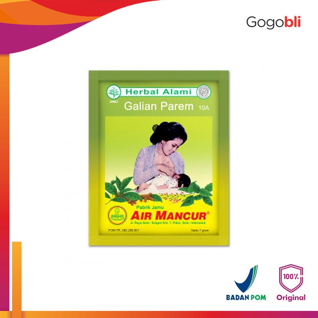 

Air Mancur Serbuk Galian Parem (10 sachet @7gr)