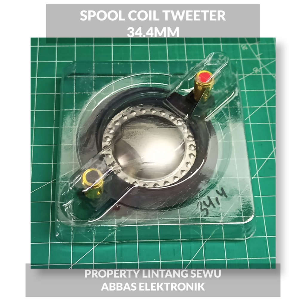 SPOOL COIL TWEETER  34.4 SPUL KOIL TWITER TWITTER TWETEER SPEAKER 34.4MM TAIWAN spul tweater