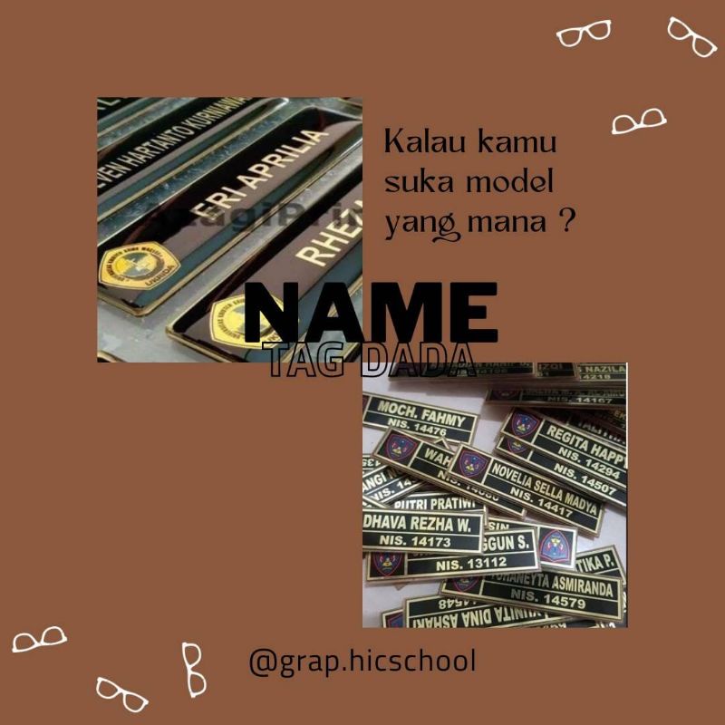 

name tag