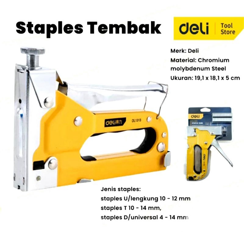 

Staples Tembak Jok DELI 3 in1 DL1313