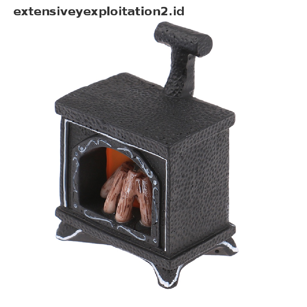 1pc Miniatur Perapian Skala 1: 12 Untuk Rumah Boneka