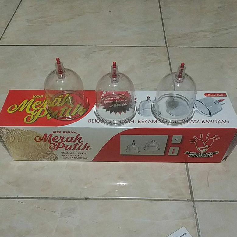 PRODUK- KOP BEKAM MERAH PUTIH ECER 6CM .