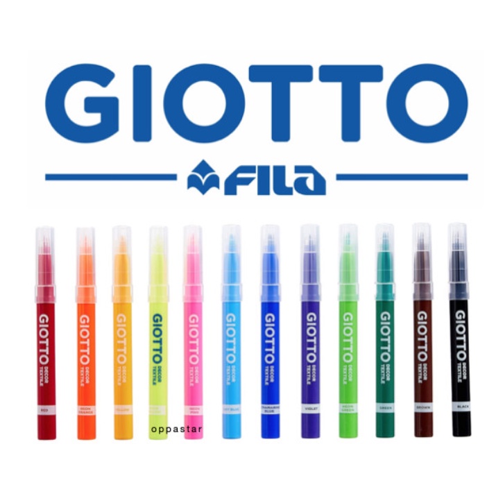 

Spidol Giotto Decor Textile Kain Kanvas Baju Sepatu Marker