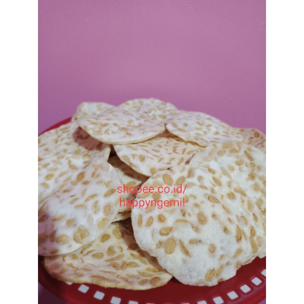 

Keripik Tempe Tipis 150gr Tempe Chips